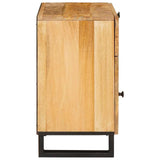 Bedside Cabinet Natural 50 x 33 x 60 cm Solid Mango Wood 4018052