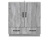 Sideboard Grey Sonoma 66 x 34.5 x 92 cm Engineered Wood 895361