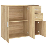 Sideboard Sonoma Oak 91x29.5x75 cm Engineered Wood 823272