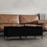 Side Tables 2 pcs Black 50x46x35 cm Engineered Wood 819519