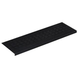 Stair Treads 10 pcs 25x75 cm Rubber 155637