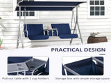 2 seats Outdoor Patio Swing Chair 74512308