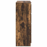 Sideboard Smoked Oak 80x35x99 cm Engineered Wood 3328484