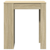 Bar Table with Racks Sonoma Oak 95x47x103.5 cm Engineered Wood 854384