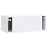 Wall-Mounted TV Cabinet White 78.5 x 41 x 30 cm Engineered Wood 898175