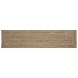 Area Rugs Rectangular Natural and Black 60 x 250 cm Jute 42010489