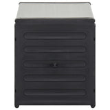 Garden Waste Basket Grey 85x34x40 cm 340988