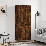 Highboard Smoked Oak 69.5x34x180 cm Engineered Wood 3199910