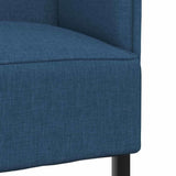 Highback Sofa Blue 109 x 56 x 121 cm Fabric 42010840