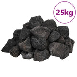 Volcanic Rocks 25 kg Black 3-5 cm 155320