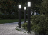 Bollard Lights with Sensor&Outlet 3pcs 110 cm Stainless Steel IP44 4006046