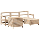 5 Piece Garden Sofa Set Solid Wood Pine 3250504