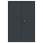 ZNTS File Cabinet Anthracite 90x40x180 cm Steel 3188331