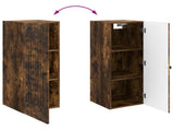 Wall-Mounted Cabinet Smoked Oak 33 x 34.5 x 90 cm 898080