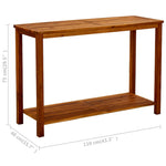 Garden Console Table 110x40x75 cm Solid Acacia Wood 316406