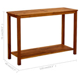 Garden Console Table 110x40x75 cm Solid Acacia Wood 316406