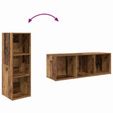 TV Cabinet Set 72 x 35 x 37 cm Brown Engineered Wood 875096