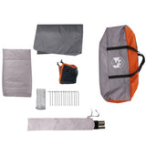 Camping Tent Cabin 4-Person Orange Waterproof 94544
