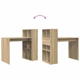Desk Sonoma Oak Engineered Wood 108 x 55 x 103.5 cm 869460