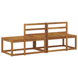 Outdoor End Sofa 2 Piece Natural 182.5 x 63 x 73 cm 900478