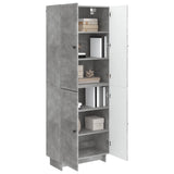 Cabinet Set 2 pcs Concrete Grey 66 x 34.5 x 90 cm 3416361