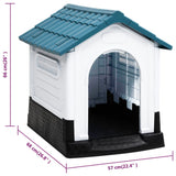 ZNTS Dog House Blue 57x68x66 cm Polypropylene 152227