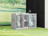 Golf Cabinet Plain Concrete Grey 102 x 45 x 85.5 cm 899458