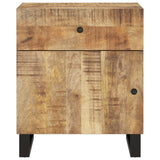 Bedside Cabinet 50x33x60 cm Solid Wood Mango&Engineered Wood 350656