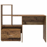 Desk with Drawer Old Wood 131.5 x 50 x 106.5 cm Engineered Wood 3337271