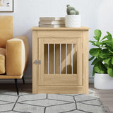 Dog Crate Furniture Sonoma Oak 64.5x80x71 cm Engineered Wood 838332