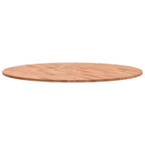 Table Top 90x1.5 cm Round Solid Wood Beech 355933