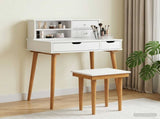 Dressing Table Set FAUSKE 3 pcs White 76 x 50 x 103.5 cm 3438585