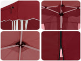 Pop-up Party Tent 575 x 288 x 245 cm Burgundy 42019807