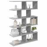 Wall Shelf Concrete Grey 70 x 20 x 100 cm Engineered Wood 8012151