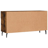 Shoe Bench Smoked Oak 102x35x55 cm Engineered Wood 829761