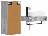 Bathroom Furniture Set 2 pcs Grey Sonoma 33 x 34.5 x 100 cm 3406109