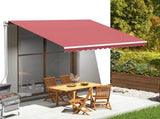 Replacement Fabric for Awning Burgundy Red 4x3 m 311967
