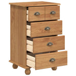 Chest of Drawer ASKIM Brown 45.8 x 40 x 79 cm Solid Pine wood 4105415