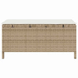 Garden Dining Set Beige Poly Rattan 42007908