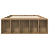 Bed Frame with Storage Artisian Oak 80 x 200 cm Engineered Wood 3429564