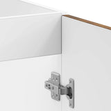 Sink Base Cabinet Kalmar Smoked Oak 80x46x81.5 cm Engineered Wood 853452