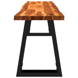 Bench with Live Edge 160 cm Solid Wood Acacia 353295