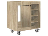 Golf Cabinet with Wheel Plain Sonoma Oak 65 x 45 x 98 cm 899449
