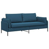 3-Seater Sofa 3-Seater Blue 222 x 81 x 89 cm Velvet 42048651