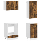 Kitchen Unit KALMAR 8 pcs Smoked Oak Engineered Wood 3438188