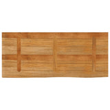 Table Top Live Edge 140x60x2.5 cm Solid Wood Mango 370553