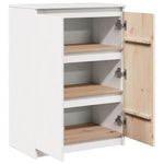 Sideboard White 60x36x84 cm Solid Pinewood 808109