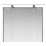Bathroom Mirror Cabinet Grey Sonoma 73.5 x 16 x 62.5 cm 889180