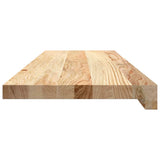 Stair Treads 2 pcs Untreated 80x30x2 cm Solid Wood Oak 3283779