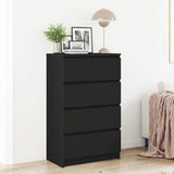 Sideboard Black 60x35x98.5 cm Engineered Wood 800532
